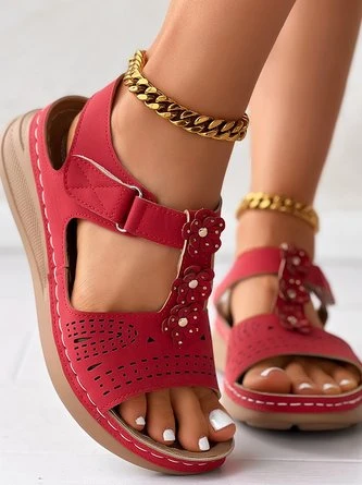 Pu Summer Casual Plain Sandal 3 Pu Summer Casual Plain Sandal - Image 3