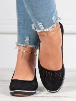 Comfortable Non-slip Hollow Lace Breathable Wedge Shoes 20 Comfortable Non-slip Hollow Lace Breathable Wedge Shoes -Zolucky Sales Store b028085bff8b71a13778f74cfae92a87