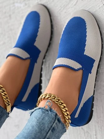Contrast Stitching Casual All Season Mesh Fabric Shallow Shoes 18 Contrast Stitching Casual All Season Mesh Fabric Shallow Shoes - Image 18