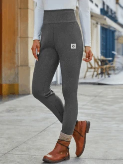 Casual Fleece Lined Leggings Pants High Waist Athletic Pants Tummy Control Stretch Workout Yoga Leggings -Zolucky Sales Store b0aec798578c2d7da8a8a9b20e5dc3ce