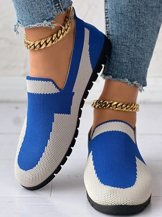 Contrast Stitching Casual All Season Mesh Fabric Shallow Shoes 15 Contrast Stitching Casual All Season Mesh Fabric Shallow Shoes - Image 15