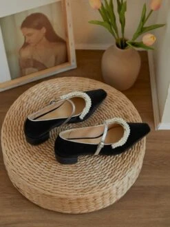 Elegant Imitation Pearl Decor Block Heel Mary Jane Shoes 22 Elegant Imitation Pearl Decor Block Heel Mary Jane Shoes -Zolucky Sales Store b13a3b9009ab785ee0515e5950c3b2a1