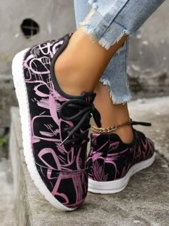 Abstract Lines Casual Slip On Sneakers 19 Abstract Lines Casual Slip On Sneakers -Zolucky Sales Store b2695023873897c8e4730c82814b9f93