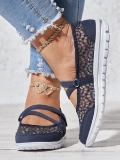 Breathable Hollow Out Lace Panched Casual Slip-on Sneakers 21 Breathable Hollow Out Lace Panched Casual Slip-on Sneakers -Zolucky Sales Store b28b44c0d072506880cb75999174d14c