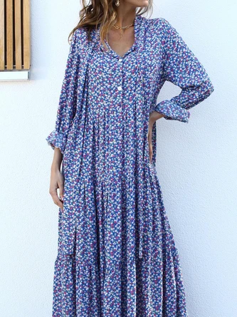 Casual Disty Floral Dress 2 Casual Disty Floral Dress - Image 2