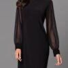 Party Long Sleeve Crew Neck Dress