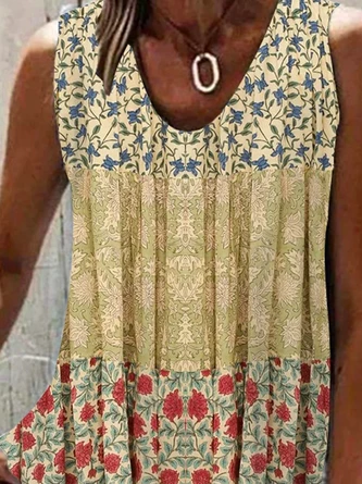 Casual Floral Tank Top 2 Casual Floral Tank Top - Image 2