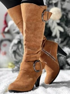 Casual Autumn Plain Faux Suede Chelsea Boots -Zolucky Sales Store b48150c8e0c117f88aadda18fdde89c8