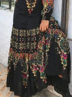 Boho U-Neck Cotton Blends Knitting Dress -Zolucky Sales Store b482b9eee58688cec14b07808b2f655e