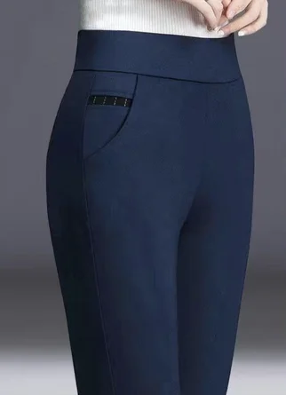 Plain Casual Pockets Pants 2 Plain Casual Pockets Pants - Image 2