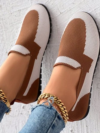 Contrast Stitching Casual All Season Mesh Fabric Shallow Shoes 6 Contrast Stitching Casual All Season Mesh Fabric Shallow Shoes - Image 6