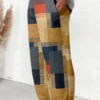 Colorblock Casual Pants