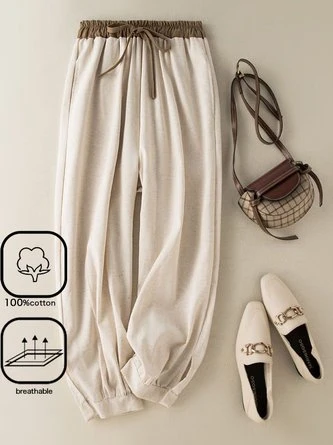 Tight Casual Cotton Pants 1 Tight Casual Cotton Pants