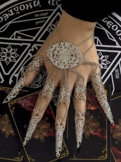 Halloween Gothic Style Tapered Tassel Nail Bracelet -Zolucky Sales Store b80cf6ccd85d7a038a9ec427a8e8d12c