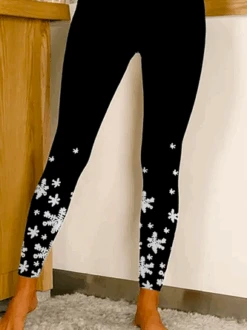 Plus Size Christmas Casual Leggings -Zolucky Sales Store b81bfcb997cad456d84325cbad7b4856