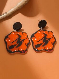 Halloween Spider Web Butterfly Dangle Earrings -Zolucky Sales Store ba39a6082984b10d18cd13561ec2c34b