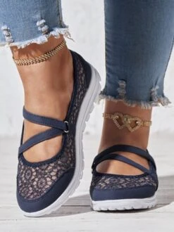 Breathable Hollow Out Lace Panched Casual Slip-on Sneakers 18 Breathable Hollow Out Lace Panched Casual Slip-on Sneakers -Zolucky Sales Store bbf9a5343f7fd10cd30d55cdb8b45ff4