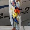 Plus Size Butterfly Casual Loose Pants