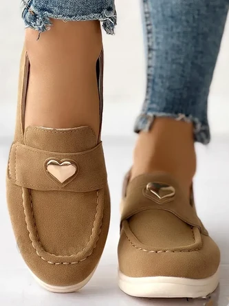 Faux Suede Casual Plain All Season Shallow Shoes 17 Faux Suede Casual Plain All Season Shallow Shoes - Image 17