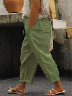 Plus Size Cotton Blends Loosen Pants 10 Plus Size Cotton Blends Loosen Pants -Zolucky Sales Store bf69db5826783afa5a13f128b97277c5