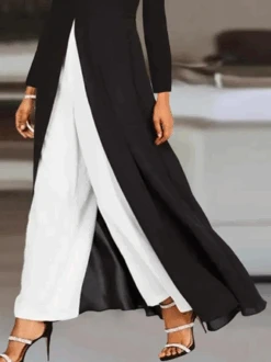 Plus Size Casual Crew Neck Loose Two-Piece Set -Zolucky Sales Store c039b74ecf7006f7b779aed155933120