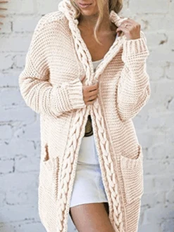Hoodie Wool/Knitting Casual Sweater