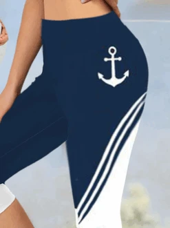 Anchor Tight Knitted Casual Leggings -Zolucky Sales Store c2d93b08a63a474041c8e4a5ce3bafa9
