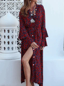 Casual Disty Floral Loose Dress