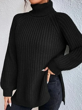 Casual Plain Turtleneck Wool/Knitting Sweater 4 Casual Plain Turtleneck Wool/Knitting Sweater - Image 4