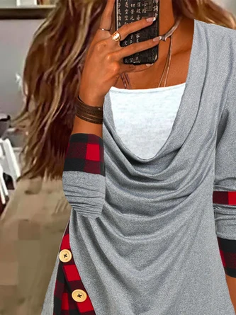 Square Neck Loose Casual Tunic Top 2 Square Neck Loose Casual Tunic Top - Image 2