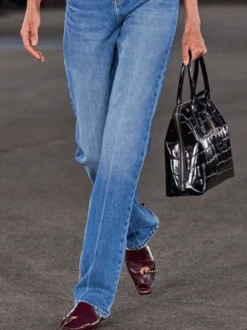 Denim Loose Plain Jeans -Zolucky Sales Store c59fd0bd79421c04202c821cf361b6f2