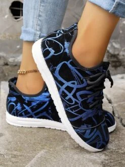 Abstract Lines Casual Slip On Sneakers 15 Abstract Lines Casual Slip On Sneakers -Zolucky Sales Store c645ff03c5740751872e16b0839a5fd3