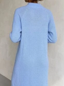High Neck Raglan Sleeves Knitted Midi Dress With Side Splits 7 High Neck Raglan Sleeves Knitted Midi Dress With Side Splits -Zolucky Sales Store c878187072b3ee2c3b0ac46f71a6e41c
