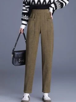 Casual Fleece Plain Pants -Zolucky Sales Store c95ddd77bfcfe4f84c91d4450c9cb48e