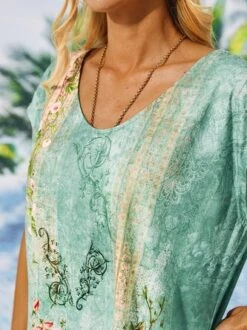 Floral Loose Vacation Tank Top -Zolucky Sales Store ca0d3cdea63e541b0c03120006208745