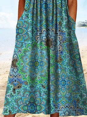 Boho Casual Short Sleeve Dress 3 Boho Casual Short Sleeve Dress - Image 3