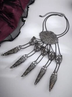 Halloween Gothic Style Tapered Tassel Nail Bracelet -Zolucky Sales Store ccab8fc4eca926ebcb544e5f25ff22d6