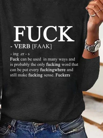 Plus Size Loose Casual Cotton-Blend Letter Pattern T-Shirt 3 Plus Size Loose Casual Cotton-Blend Letter Pattern T-Shirt - Image 3