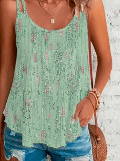 Loose Abstract Polka Dots Casual Tank Top -Zolucky Sales Store cd469c14ba9ed4eeba862b1ba899db22