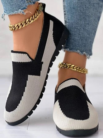 Contrast Stitching Casual All Season Mesh Fabric Shallow Shoes 9 Contrast Stitching Casual All Season Mesh Fabric Shallow Shoes - Image 9