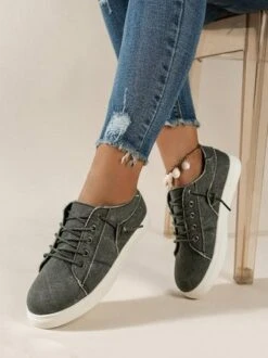 Women Vintage Lace-Up Canvas Shoes 30 Women Vintage Lace-Up Canvas Shoes -Zolucky Sales Store cf5bc6ac1cf04718242abad3c746335d