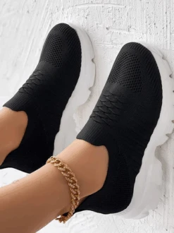 Sports Plain Mesh Fabric Casual Shoes -Zolucky Sales Store cf888e302bfb09df120edb51bb57da21