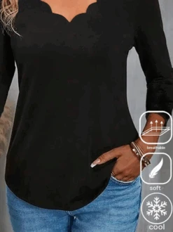 Plus Size Plain V Neck Cotton-Blend Casual T-Shirt 5 Plus Size Plain V Neck Cotton-Blend Casual T-Shirt -Zolucky Sales Store d054f704bcb3dea24d982d6783f7af69