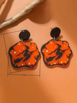 Halloween Spider Web Butterfly Dangle Earrings -Zolucky Sales Store d058d7b4f75da6e3495f5667e9333132