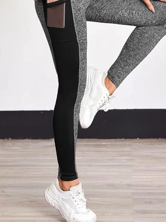 Tight Casual Color Block Leggings 3 Tight Casual Color Block Leggings - Image 3