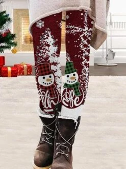 Tight Christmas Snowman Leggings Xmas Leggings 10 Tight Christmas Snowman Leggings Xmas Leggings -Zolucky Sales Store d125ac9538be0a2c626351de8e5a1b2f