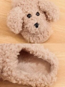 Casual Cartoon Dog Fluffy Toe-covered Slippers -Zolucky Sales Store d14dda0ac8a9752b027c6cb6e619f328