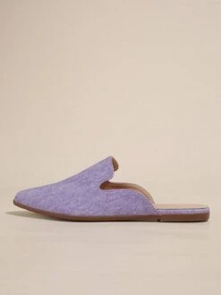 Women Minimalist Flat Heel Canvas Mules -Zolucky Sales Store d3728f60601043d1b88d06facb1d7abc 1703838906919