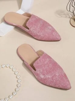 Women Minimalist Flat Heel Canvas Mules -Zolucky Sales Store d46daed1d80f49f2b12a9a6d316fa8e3 1703838903535