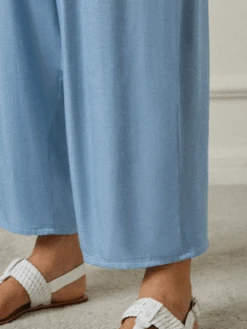 Plus Size Loose Casual Plain Pants -Zolucky Sales Store d4e281c8795c58928991f8835cce66bf